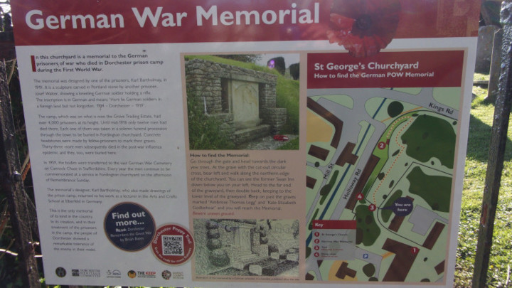 Sign at the entrance of Fordington Cemetery.