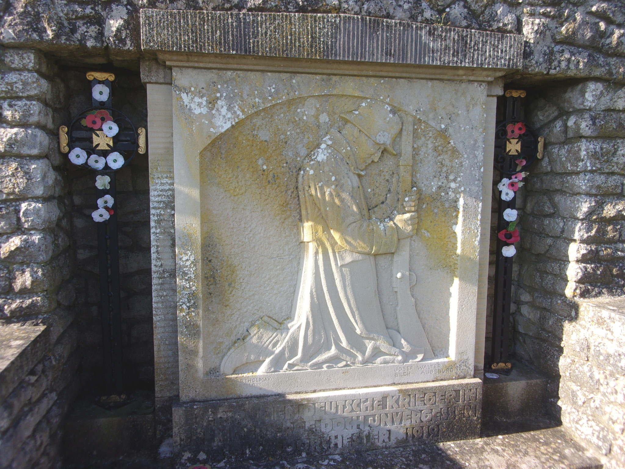 German War Memorial at Fordington Cemetery.