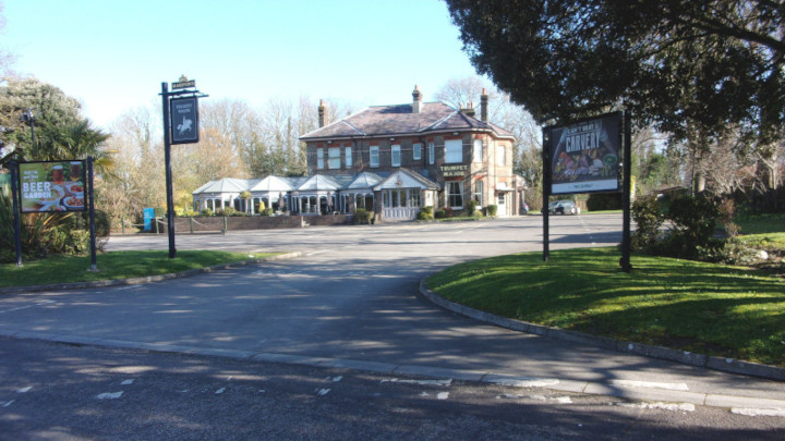The Trumpet Major pub at Alington Avenue.