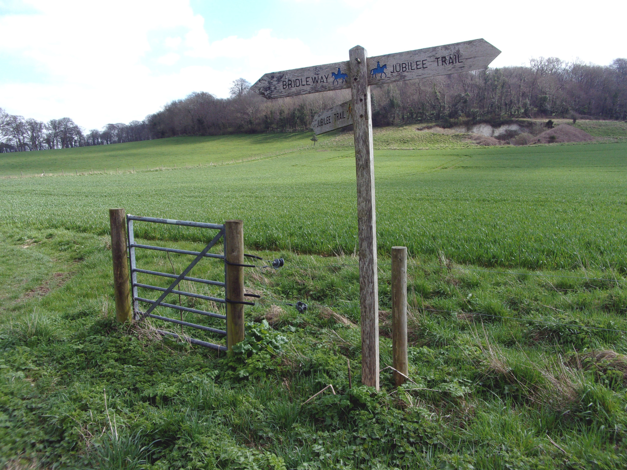 The Jubilee Trail near Came House.