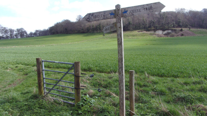 The Jubilee Trail near Came House.