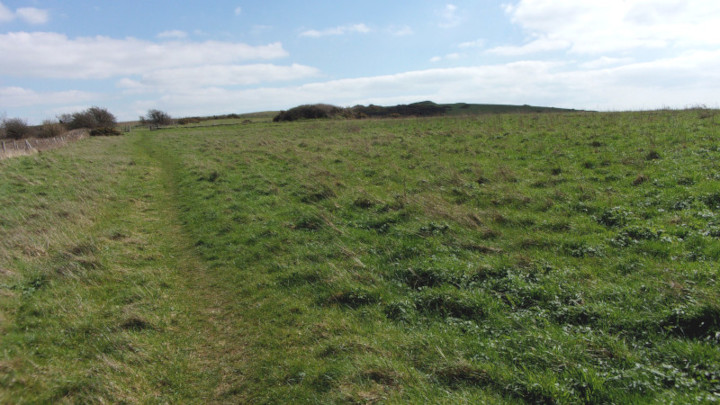 This path took me along many ancient barrows.