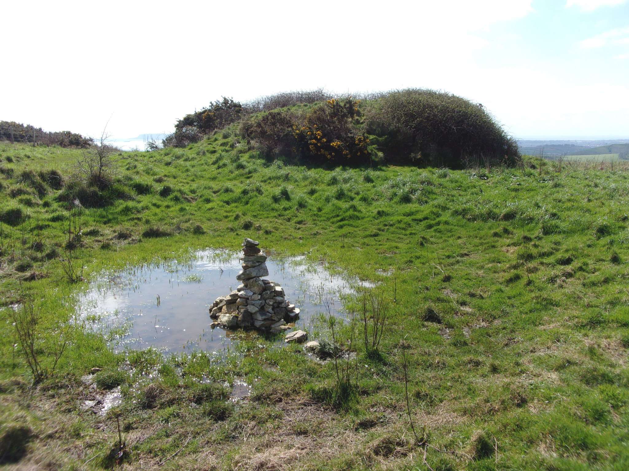A barrow near Chalky Road.
