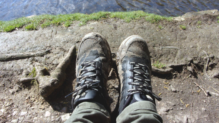 Parts of my way were ‘slightly’ muddy.