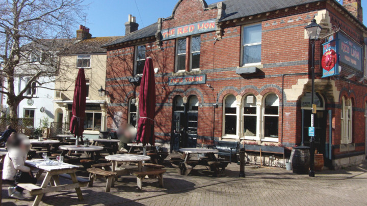 The Red Lion pub in Weymouth.