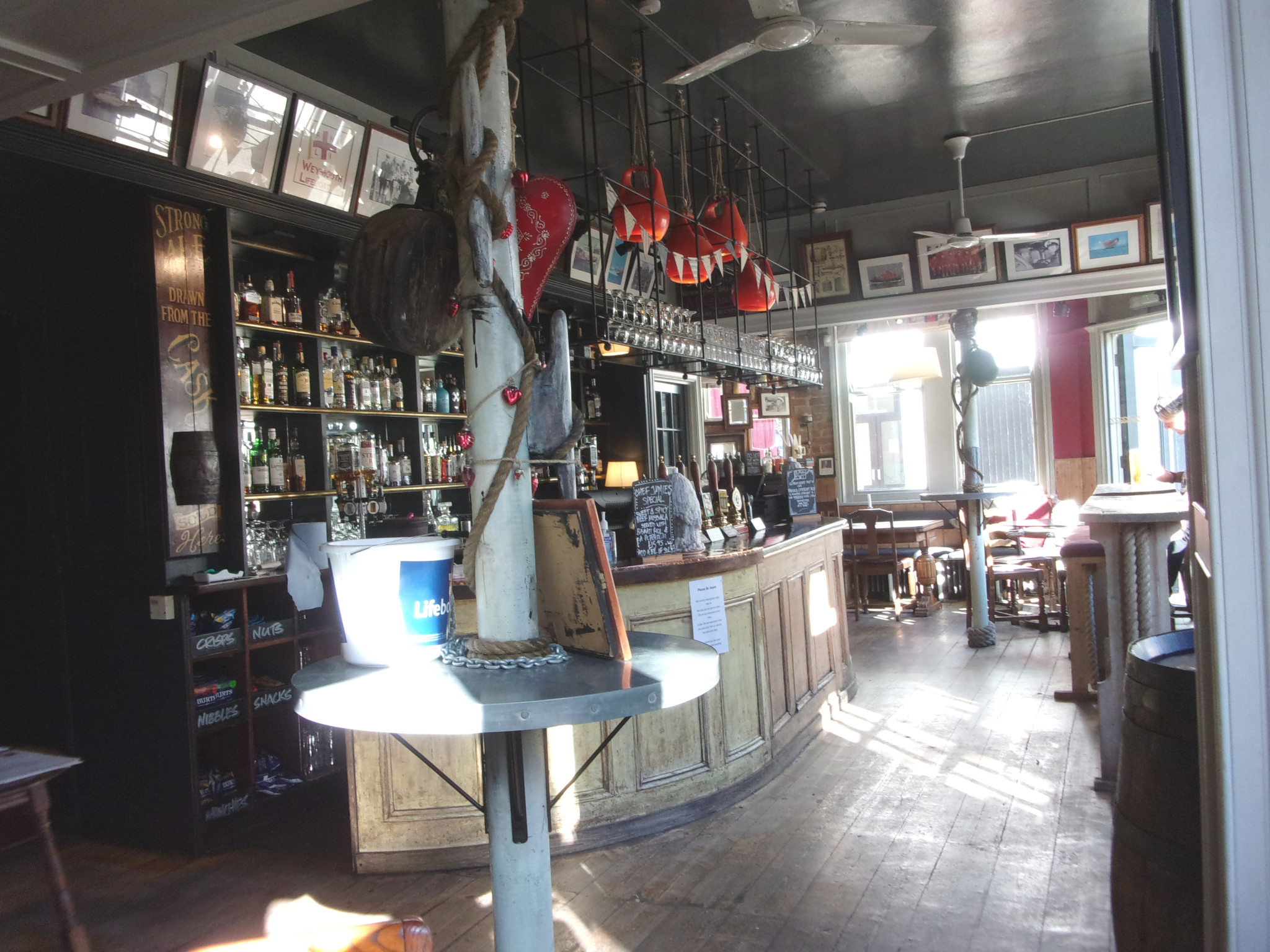 Inside The Red Lion.