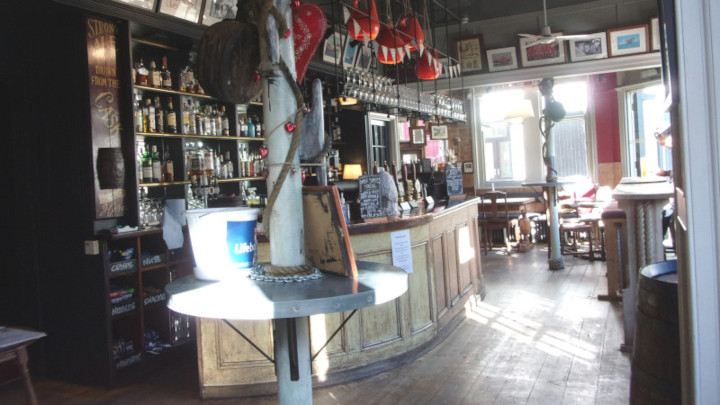 Inside The Red Lion.