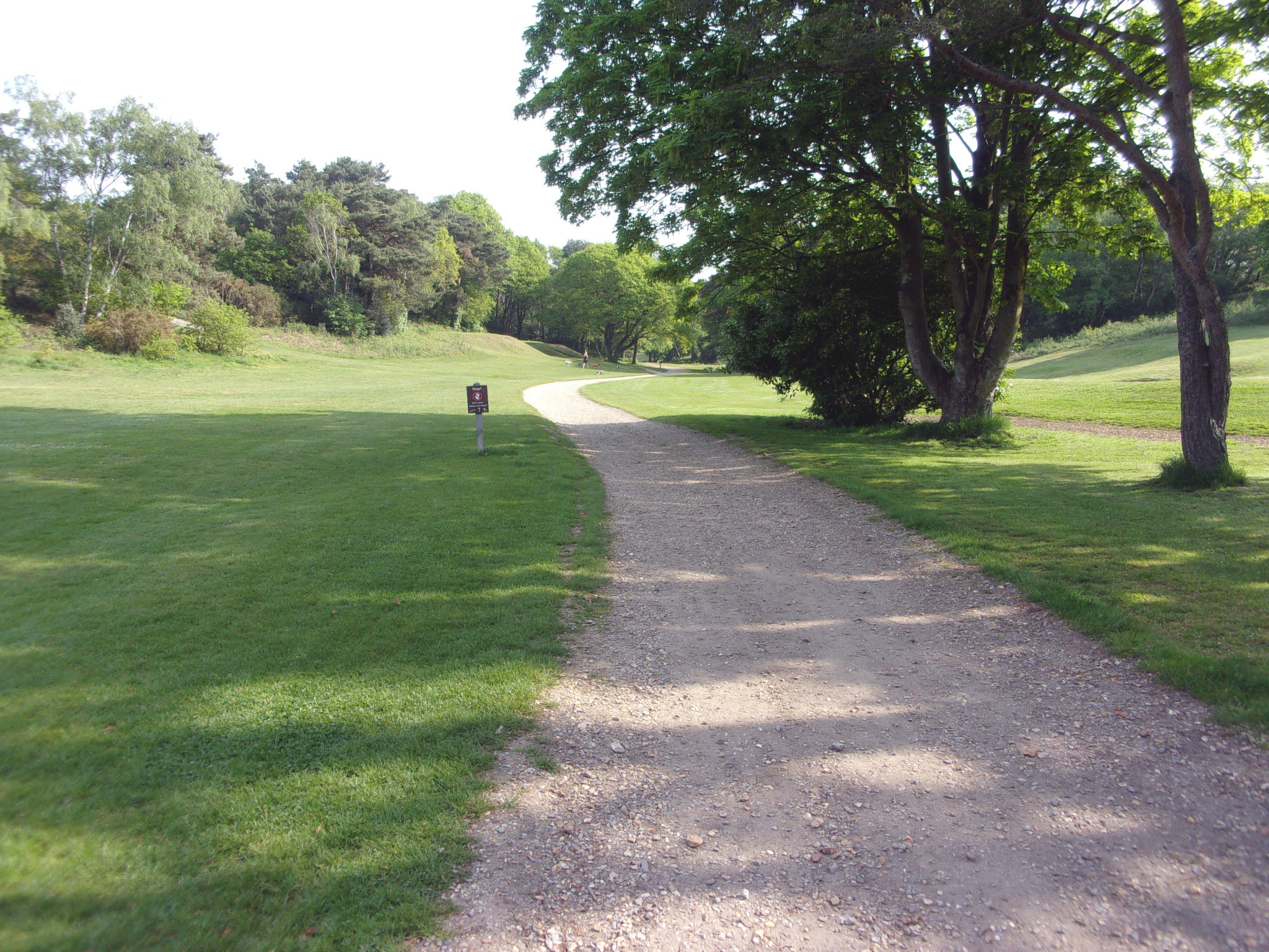 The main path through Queen’s Park.