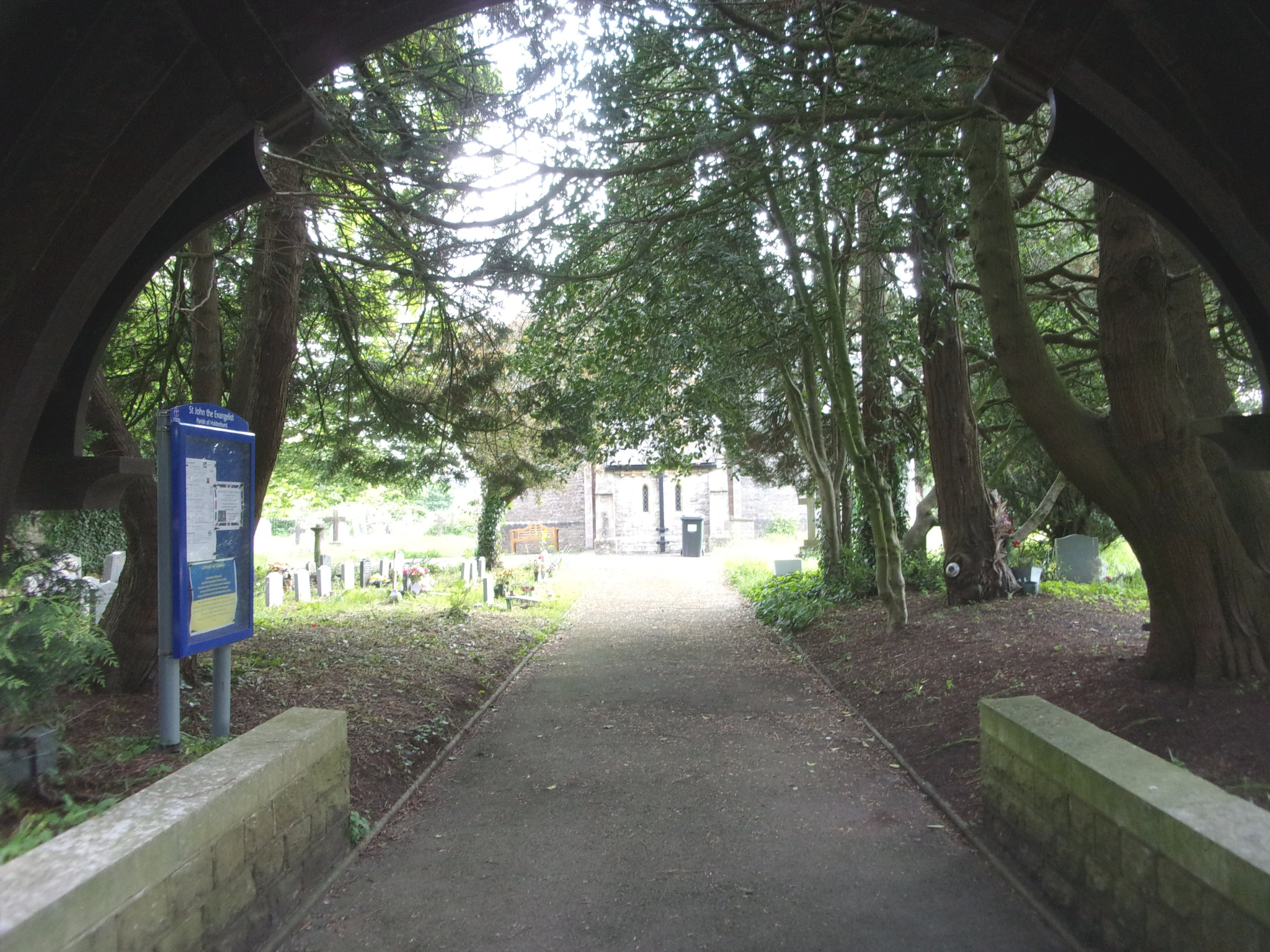 St John the Evangelist Church and Churchyard in Holdenhurst.