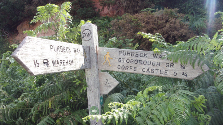 Signpost in Ridge.