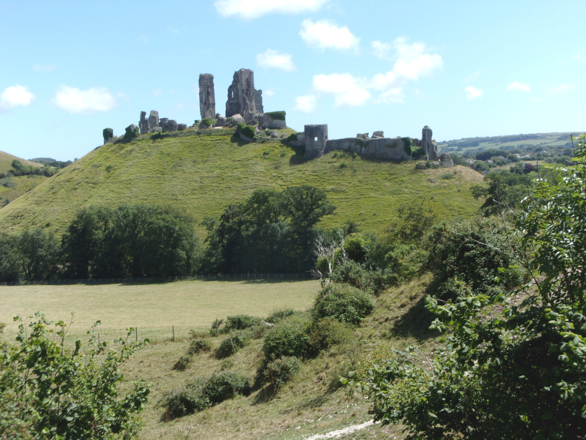 Corfe Castle.