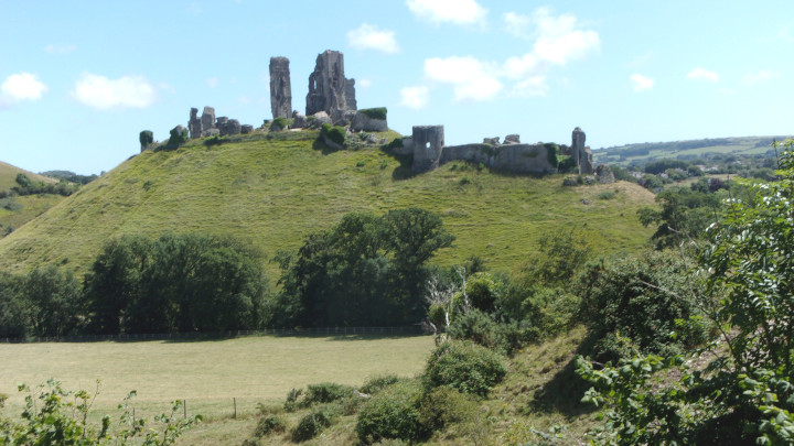 Corfe Castle.