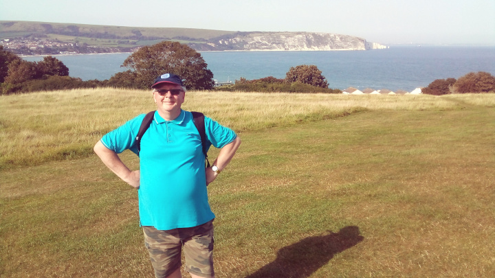 Kevin at The Downs.