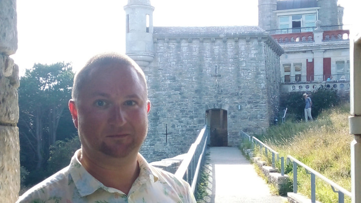 Me at Durlston Castle.
