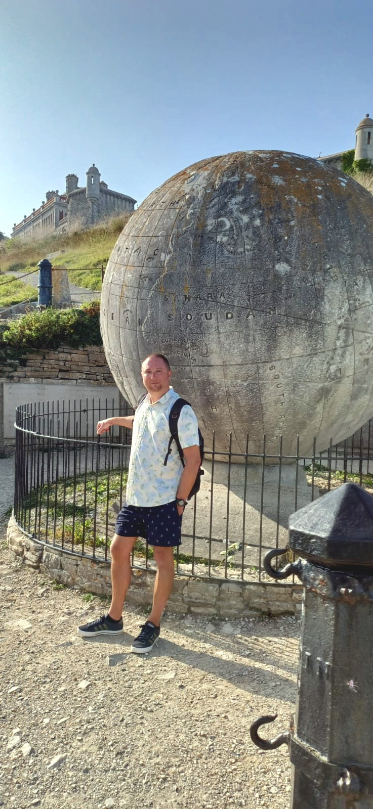 At The Great Globe.