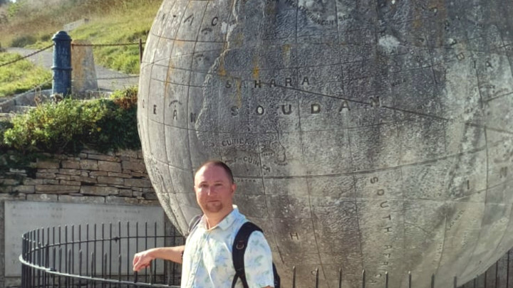 At The Great Globe.