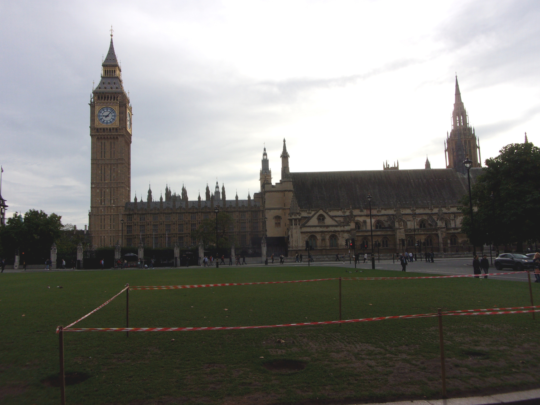 The Palace of Westminster.