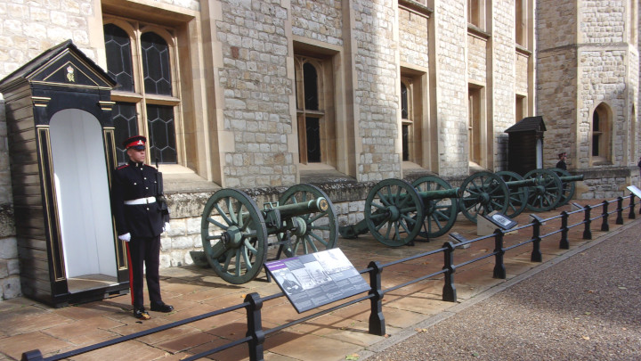 Guards at the Tower of London.
