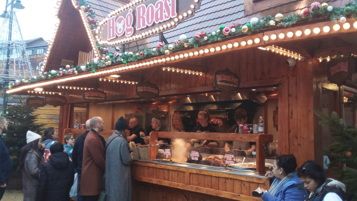 One of the market stalls.