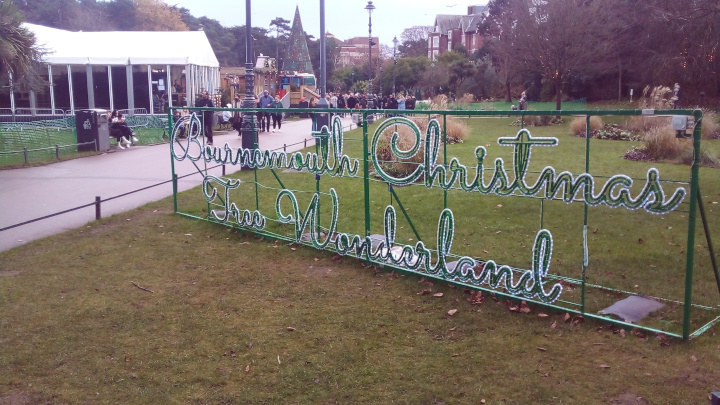 The entrance of Christmas Tree Wonderland.