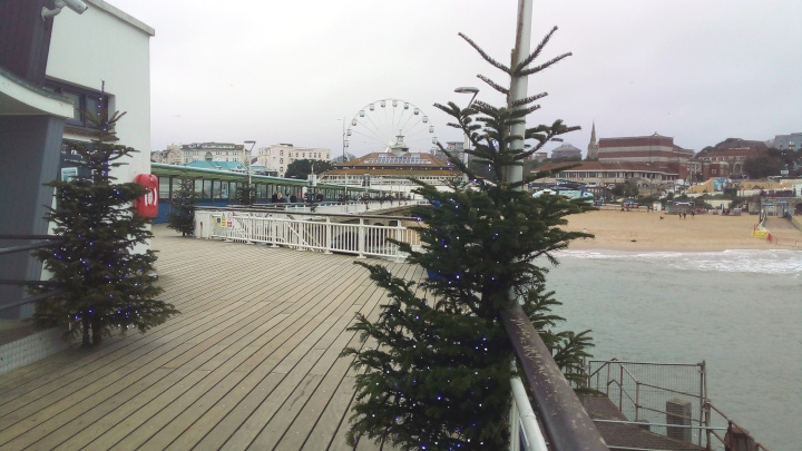 At Bournemouth Pier.