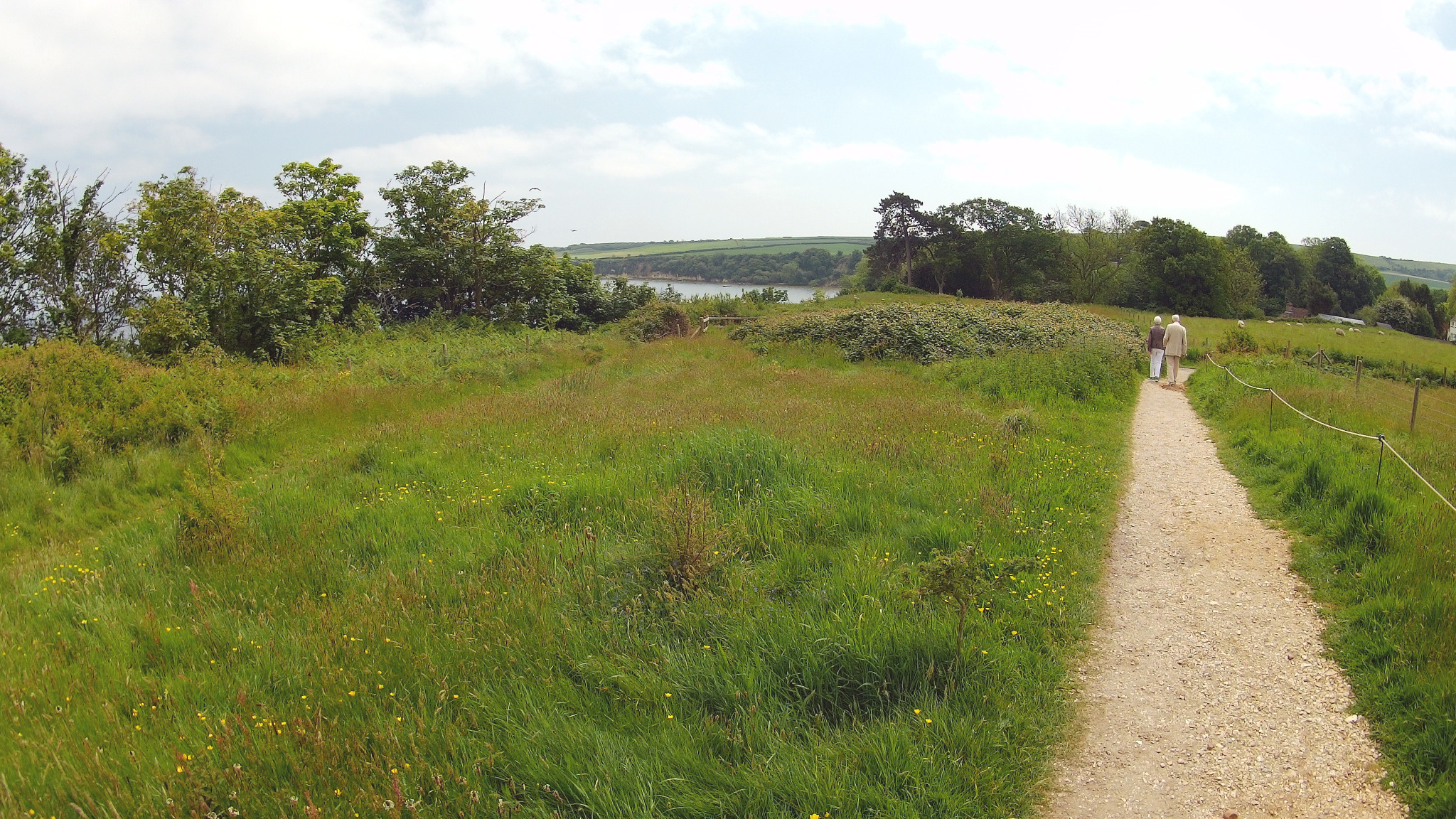 On my way to Studland village.