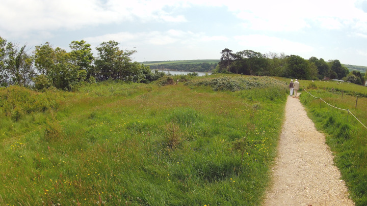 On my way to Studland village.