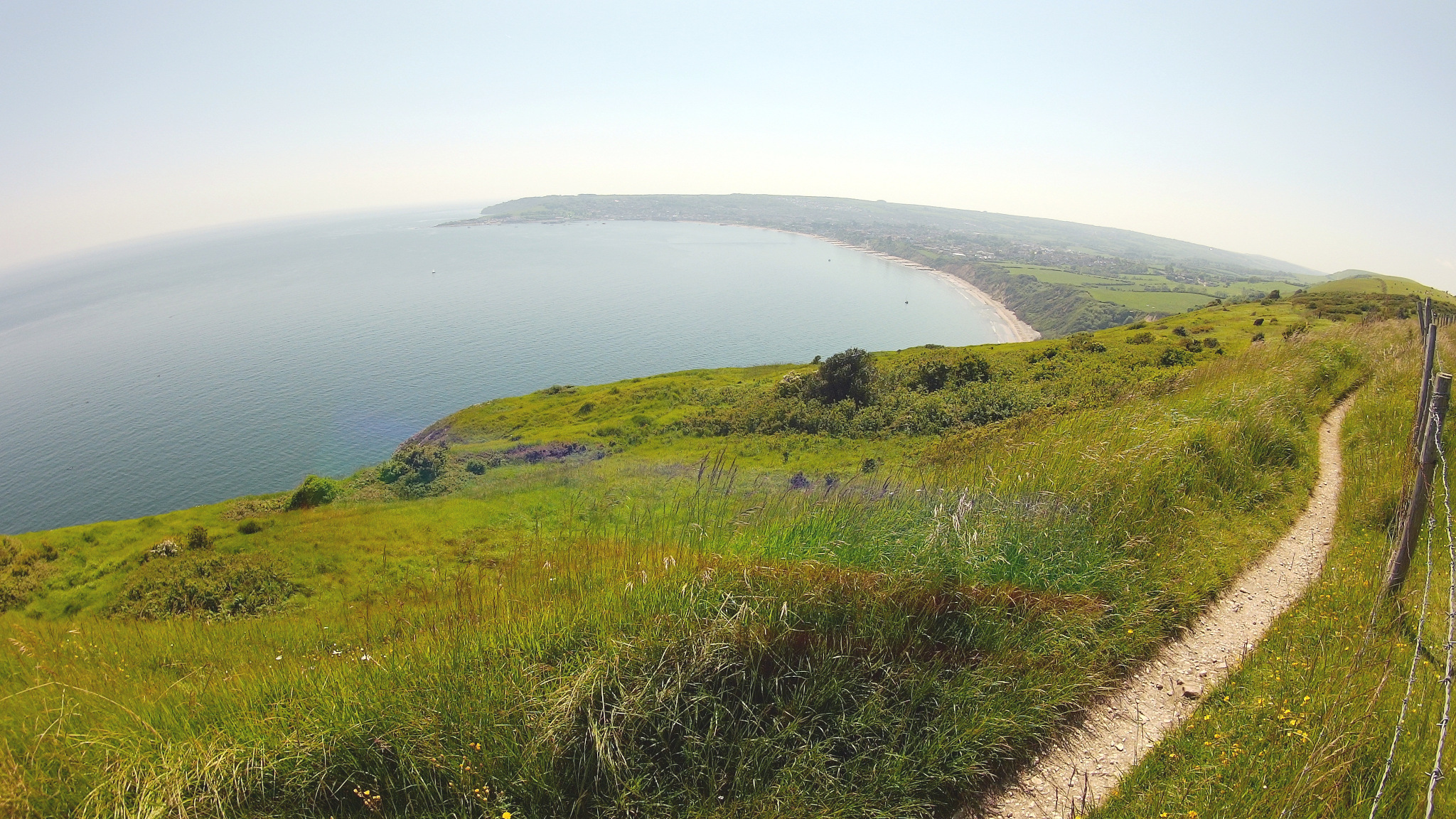Swanage as seen from Ballard Down.
