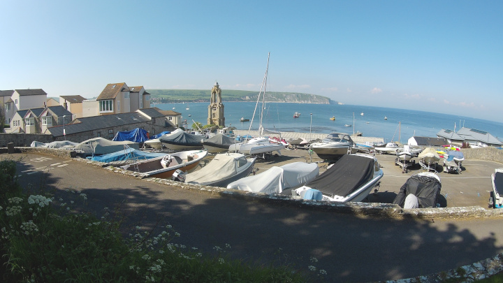 The Wellington Clock Tower in Swanage.