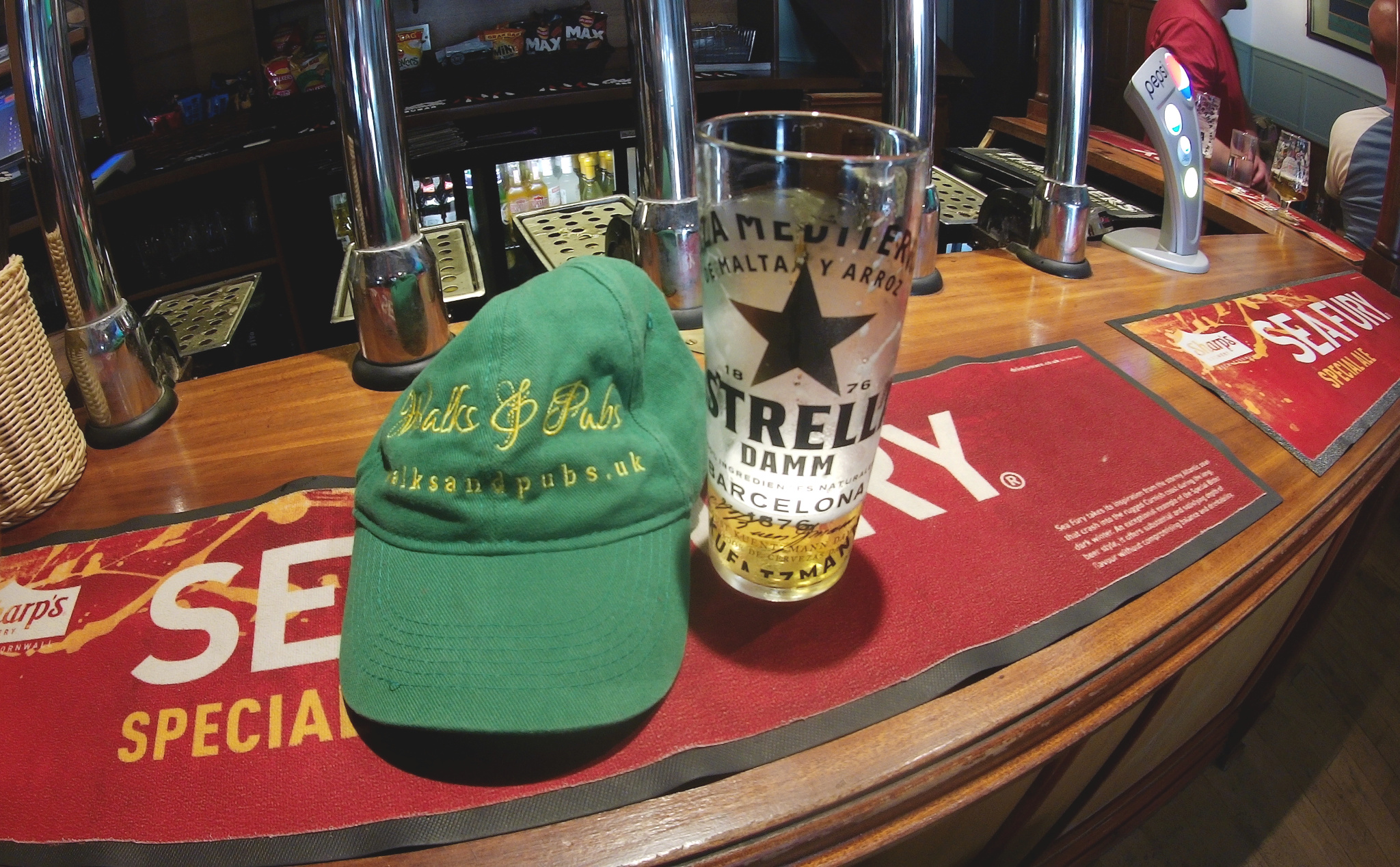 At The White Horse Inn.