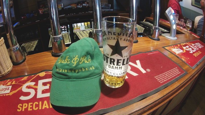 At The White Horse Inn.