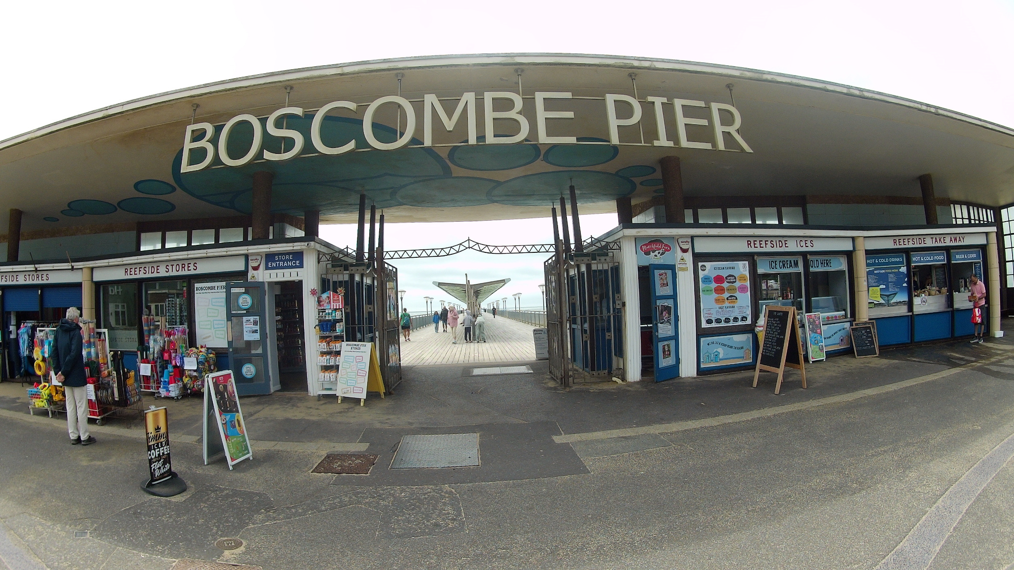 Boscombe Pier’s entrance