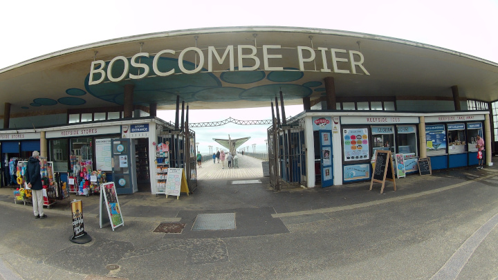 Boscombe Pier’s entrance