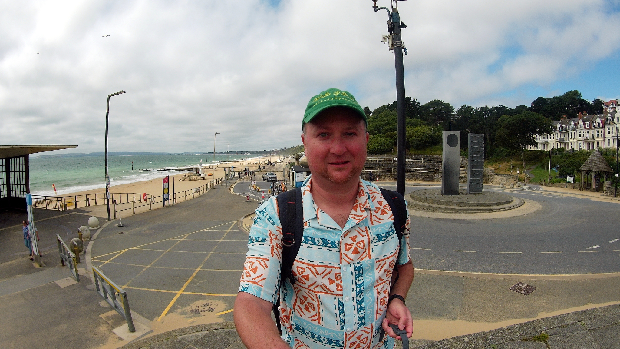 In front of Boscombe Pier.