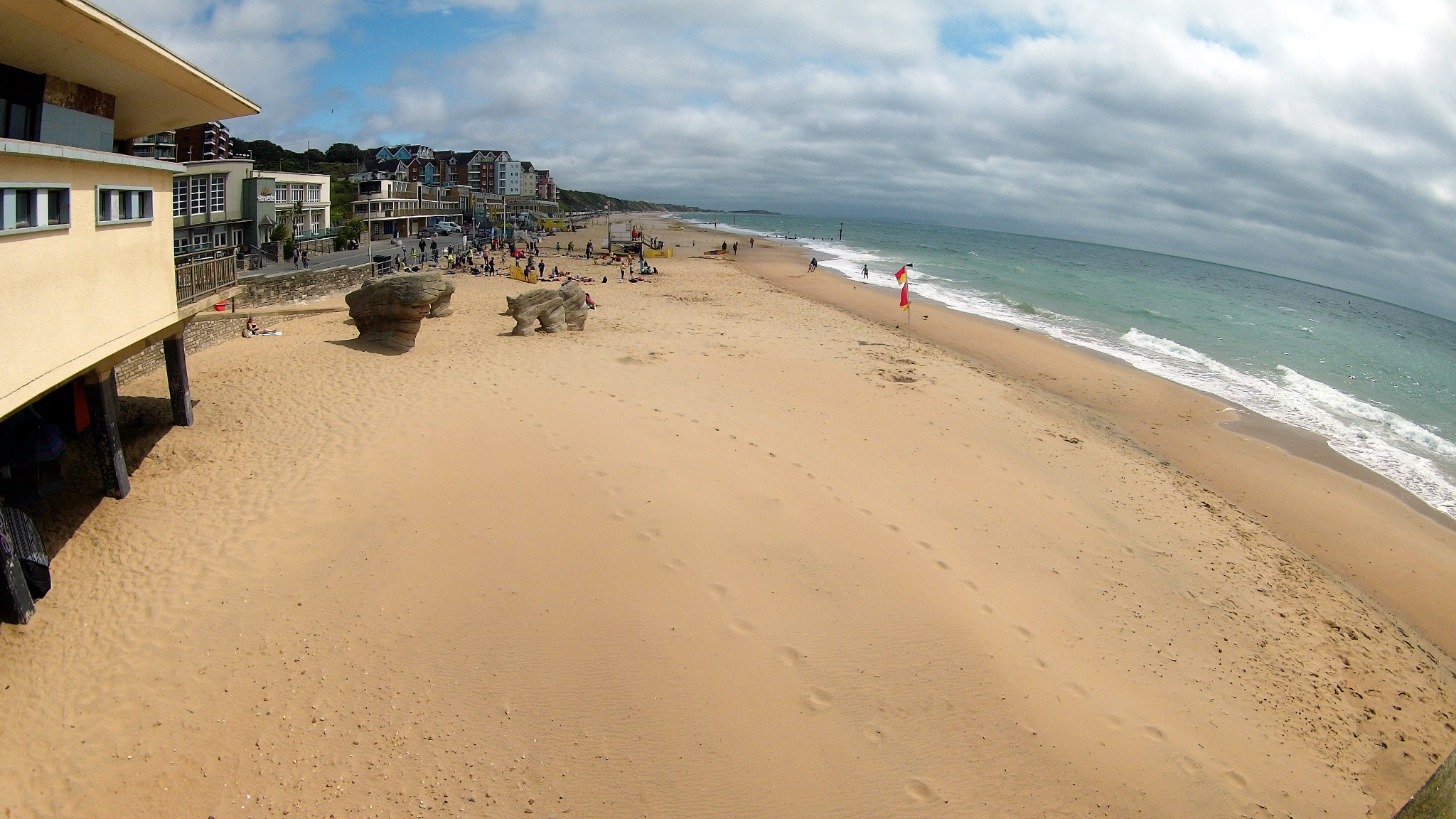 Boscombe East Beach from Boscombe Pier.