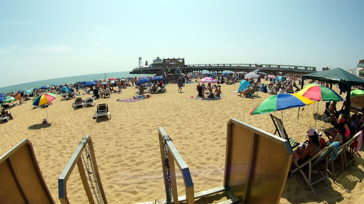 Bournemouth’s beaches in good weather.