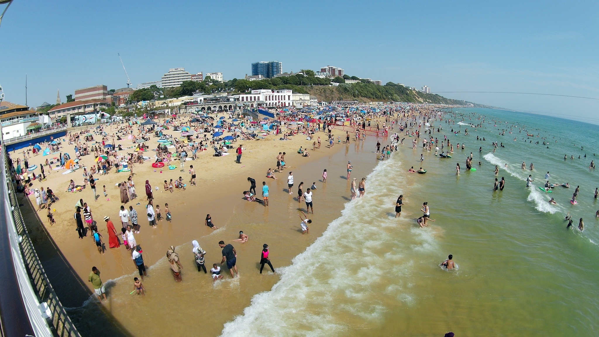 Bournemouth’s beaches in good weather.