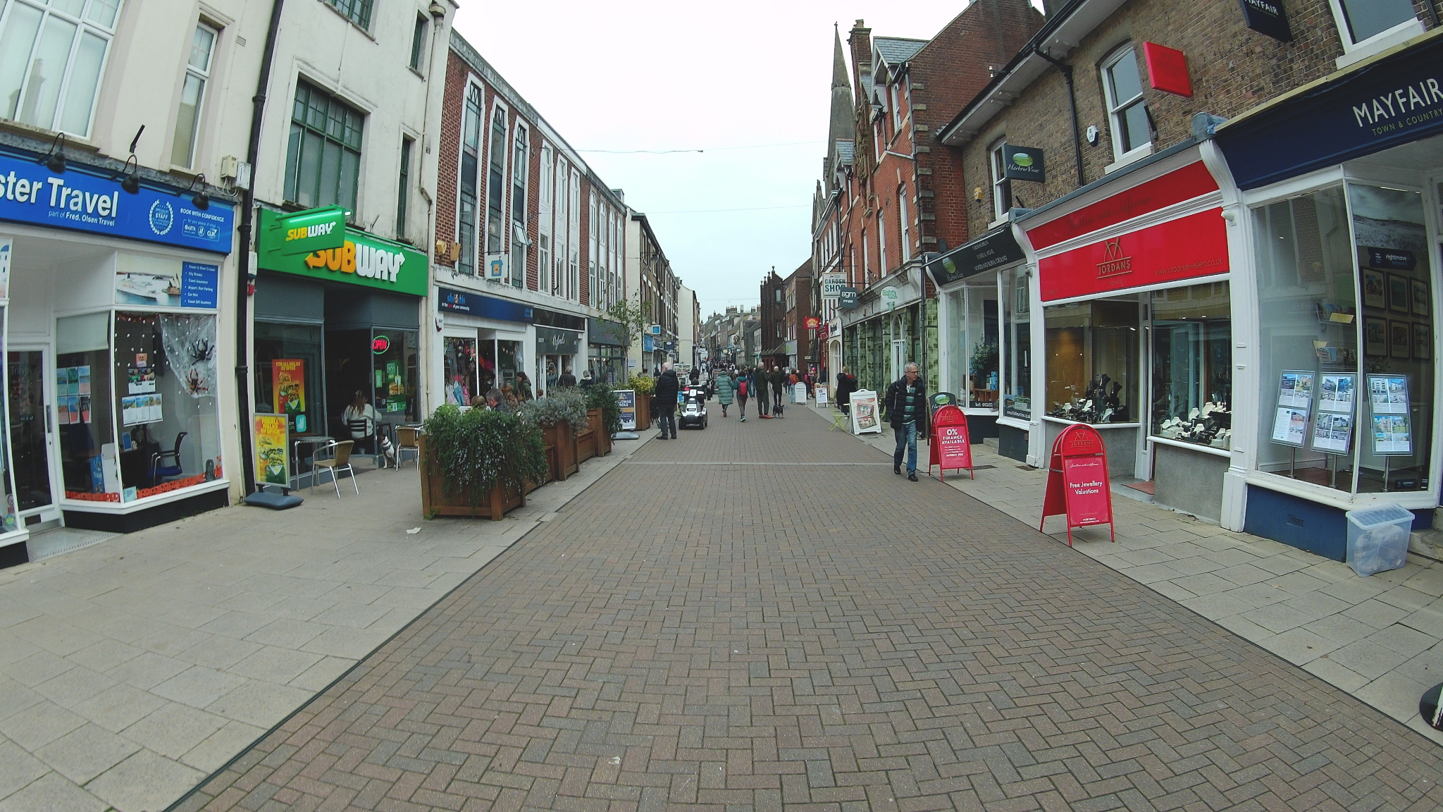 Dorchester shopping street