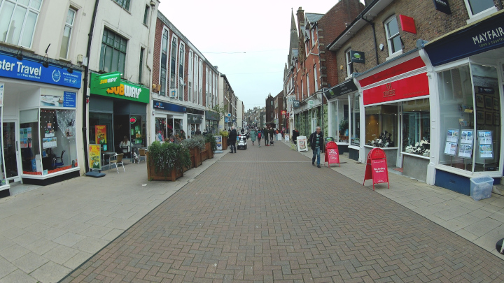 Dorchester shopping street
