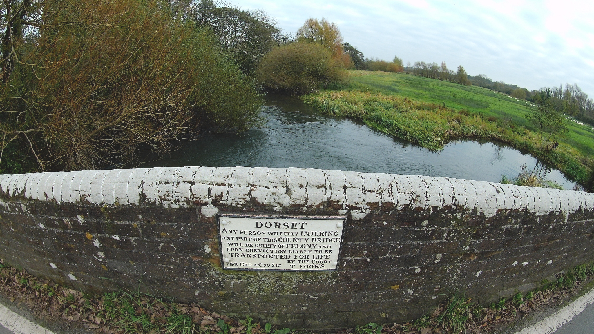Another sign at the Lower Bockhampton bridge