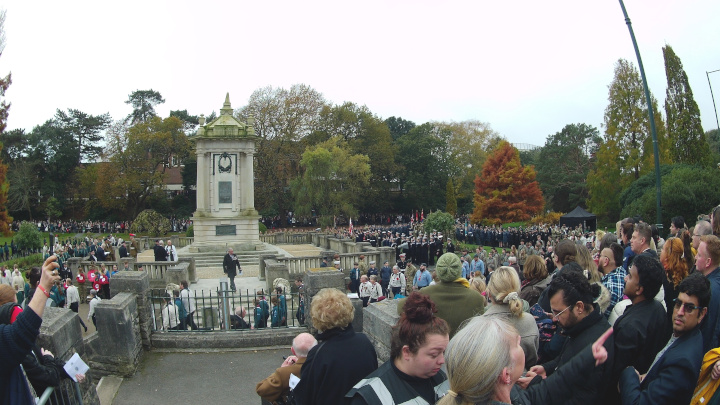 At the Bournemouth Cenotaph