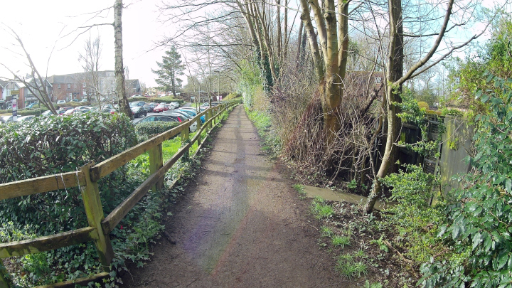 This was the first stretch of the Castleman Trailway I walked
