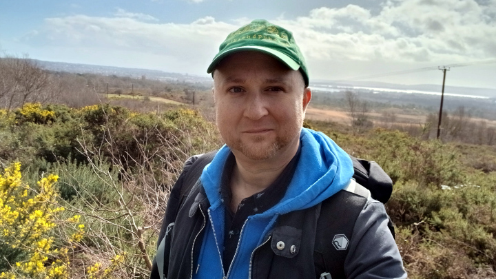 Viewpoint overlooking Upton Heath and Upton Lake
