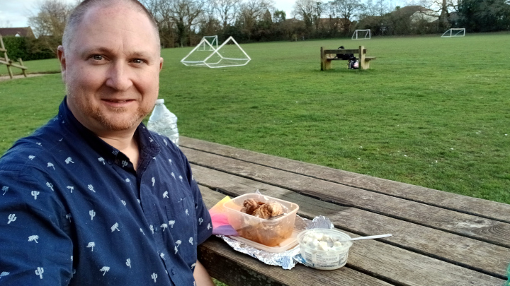 Lunch at Fenners Field Recreation Ground