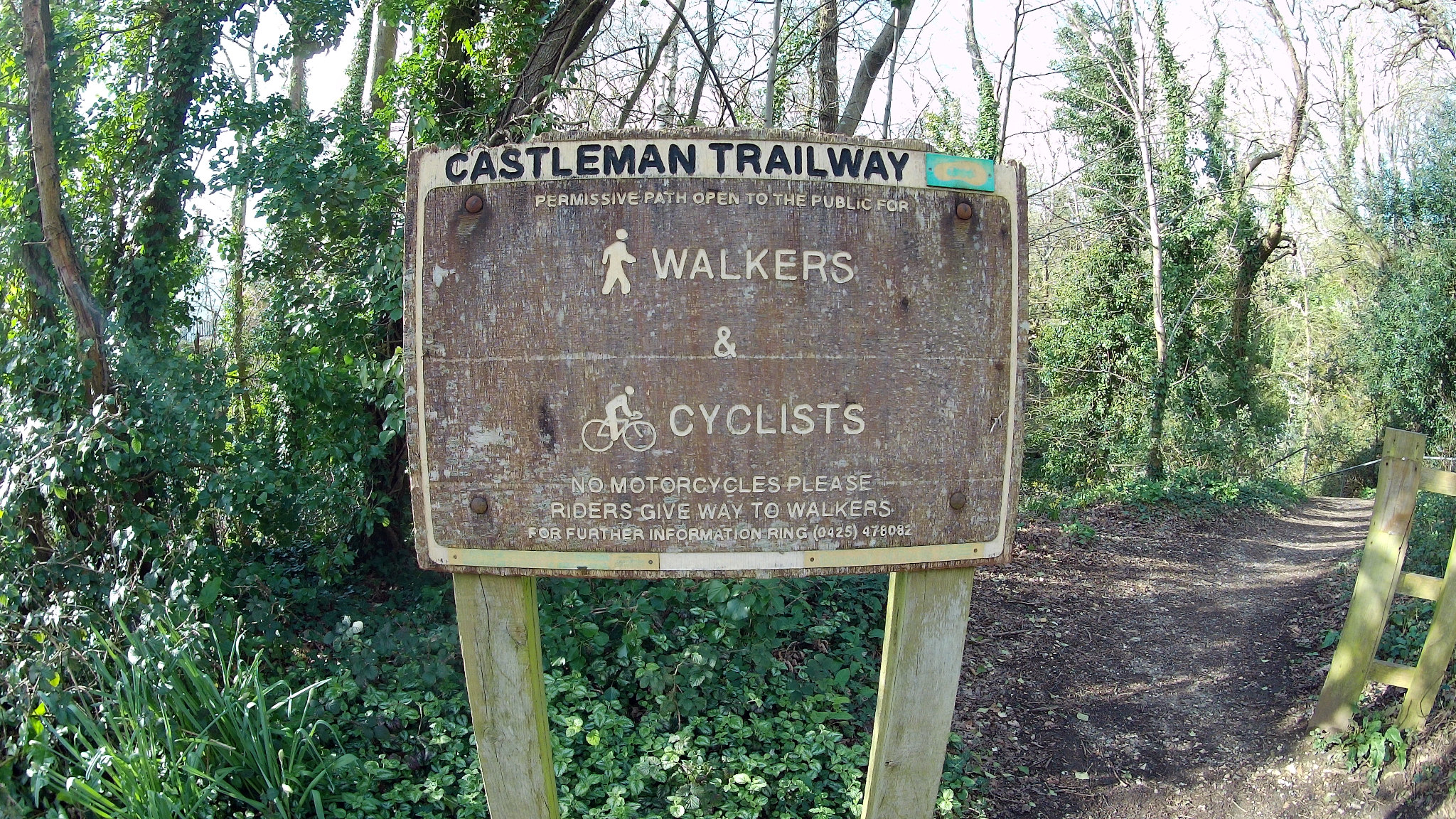 Rejoining the Castleman Trailway