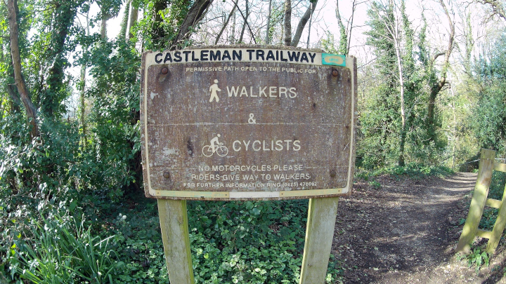 Rejoining the Castleman Trailway